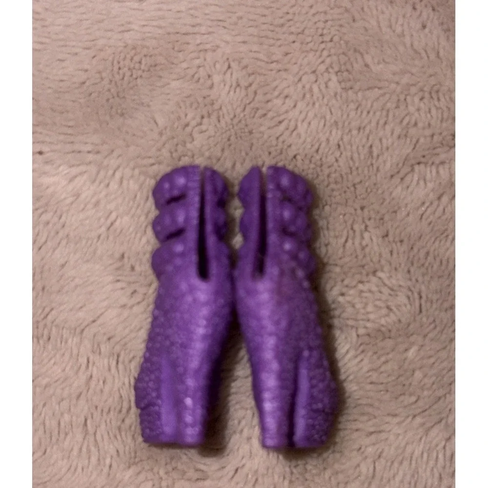 Barbie Fashionistas Fashion Doll‎ Purple  3 Strap High Heels Replacement S1